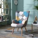 Trieste Patchwork Accent Chair additional 1
