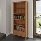 Normandie Wooden Bookcase Light Oak additional 2